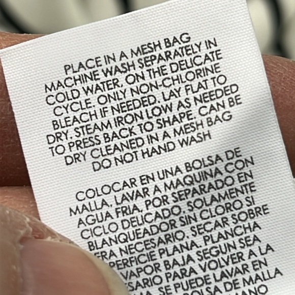 CABI Balloon SLV Drop Shoulder Keyhole Tie Preppy Beach Work B/W Stripe Tunic M - Picture 14 of 16